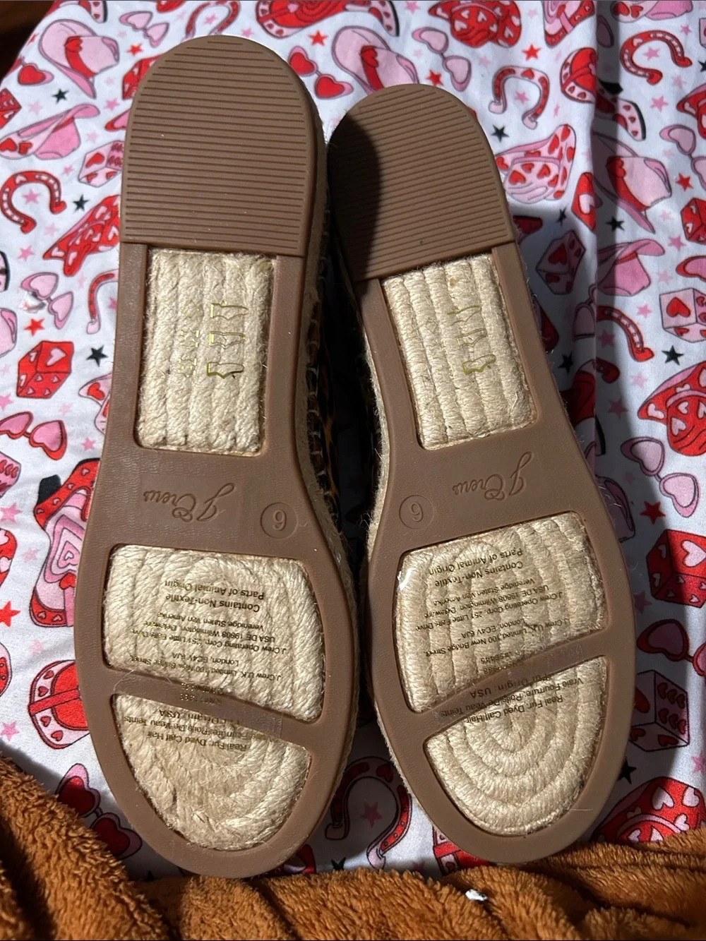 Leopard Print Lace-Up Women's Espadrille Sneakers - Brown